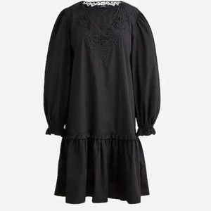 COPY - J. Crew V-neck mini dress with eyelet trim  NEW WITH TAGS SIZE MEDIUMBLA…